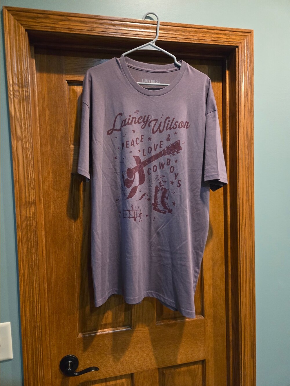 Lainey Wilson Lavender Graphic Short Sleeve Tee